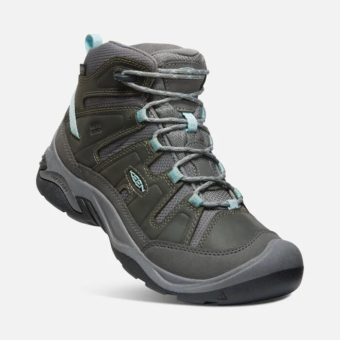 1026763 Keen Women's Circadia Mid Waterproof Steel Grey/Cloud