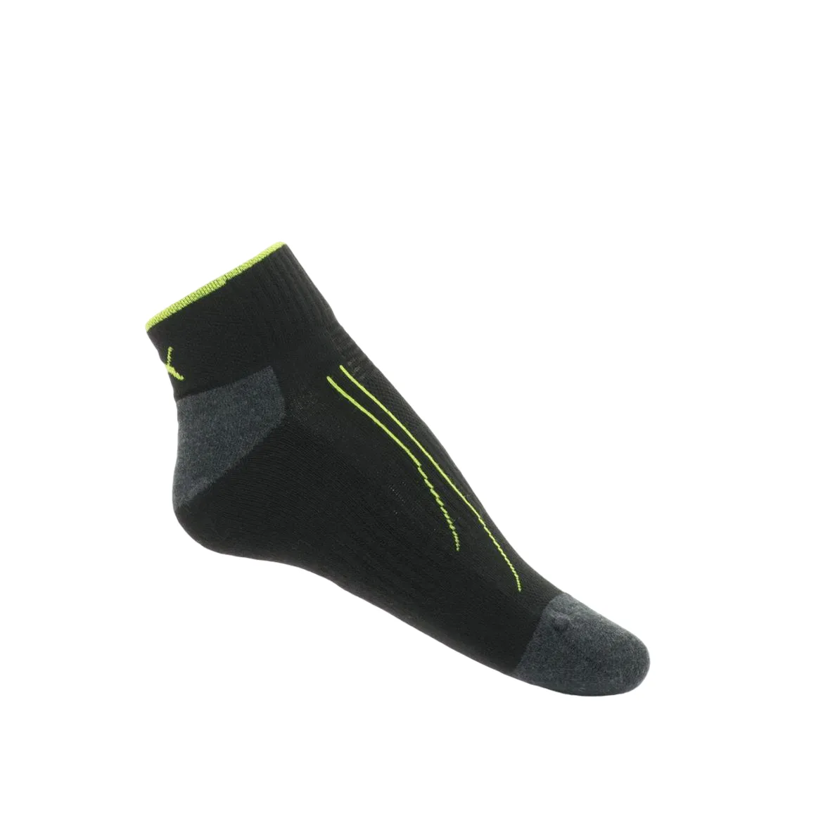 8 x Unisex Puma Performance Training Quarter Crew Black Socks