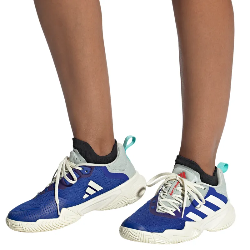 Adidas Barricade Womens Tennis Shoes - Royale Blue / White