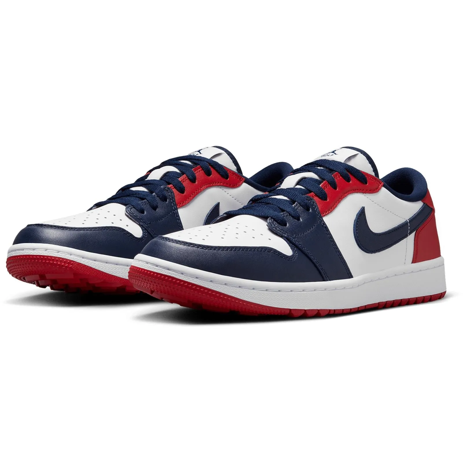 Air Jordan 1 Low Golf Shoes White/Red - 2024