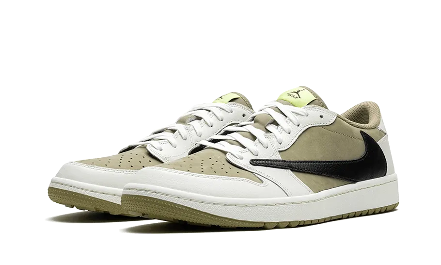 Air Jordan 1 Retro Low Golf Travis Scott Neutral Olive