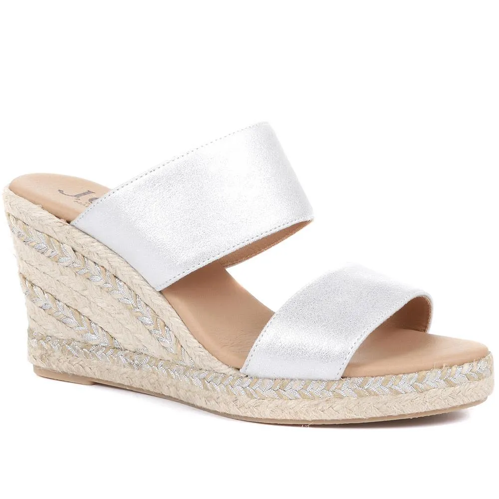 Amabelle Wedge Mule Sandals - AMABELLE / 322 052