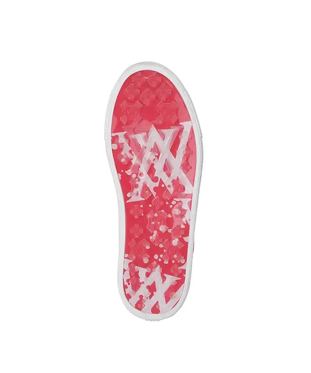 ANEW Golf: Women's Chic Pink Leather Golf Shoes with Personalized Monogram