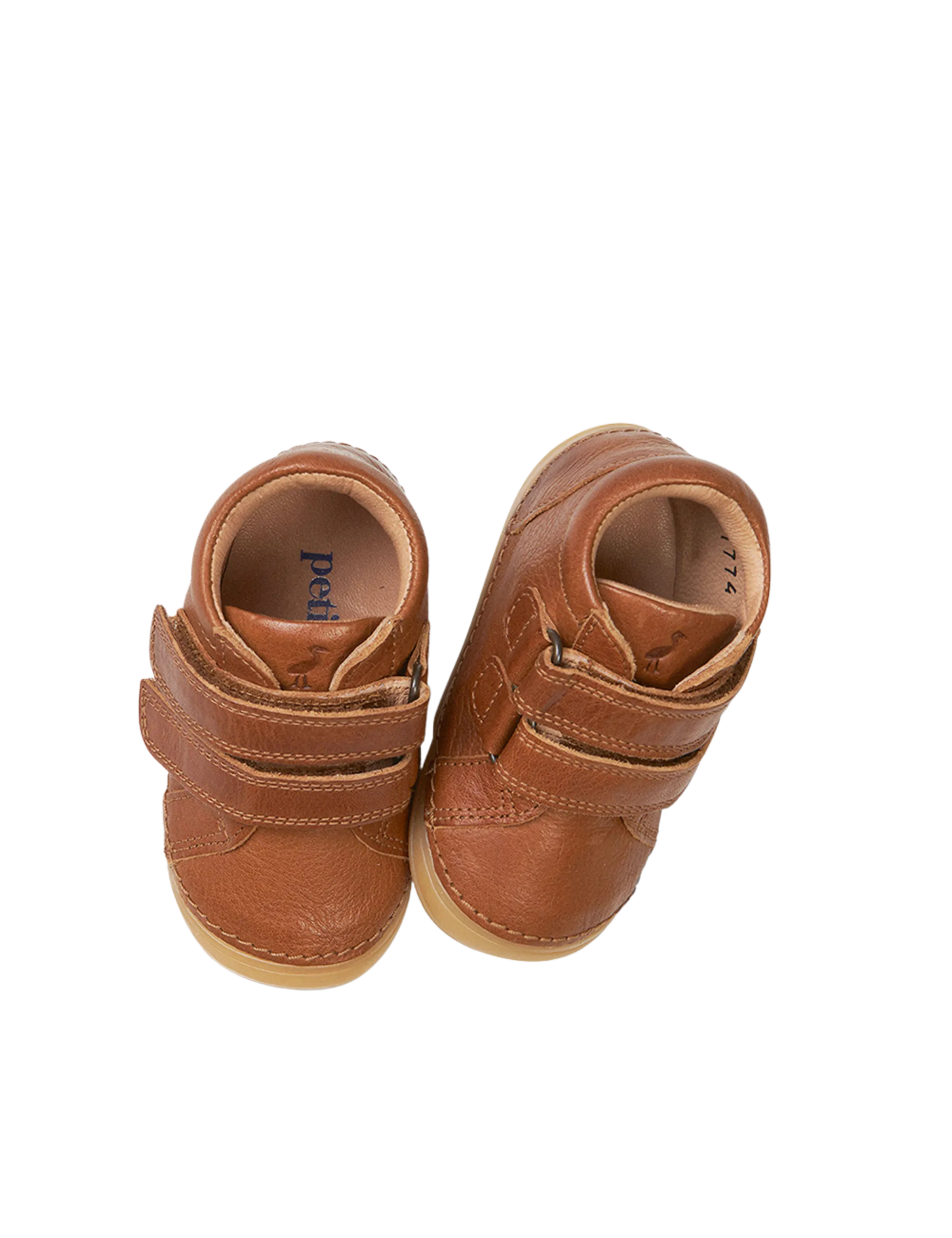 Everyday shoe Velcro - Cognac