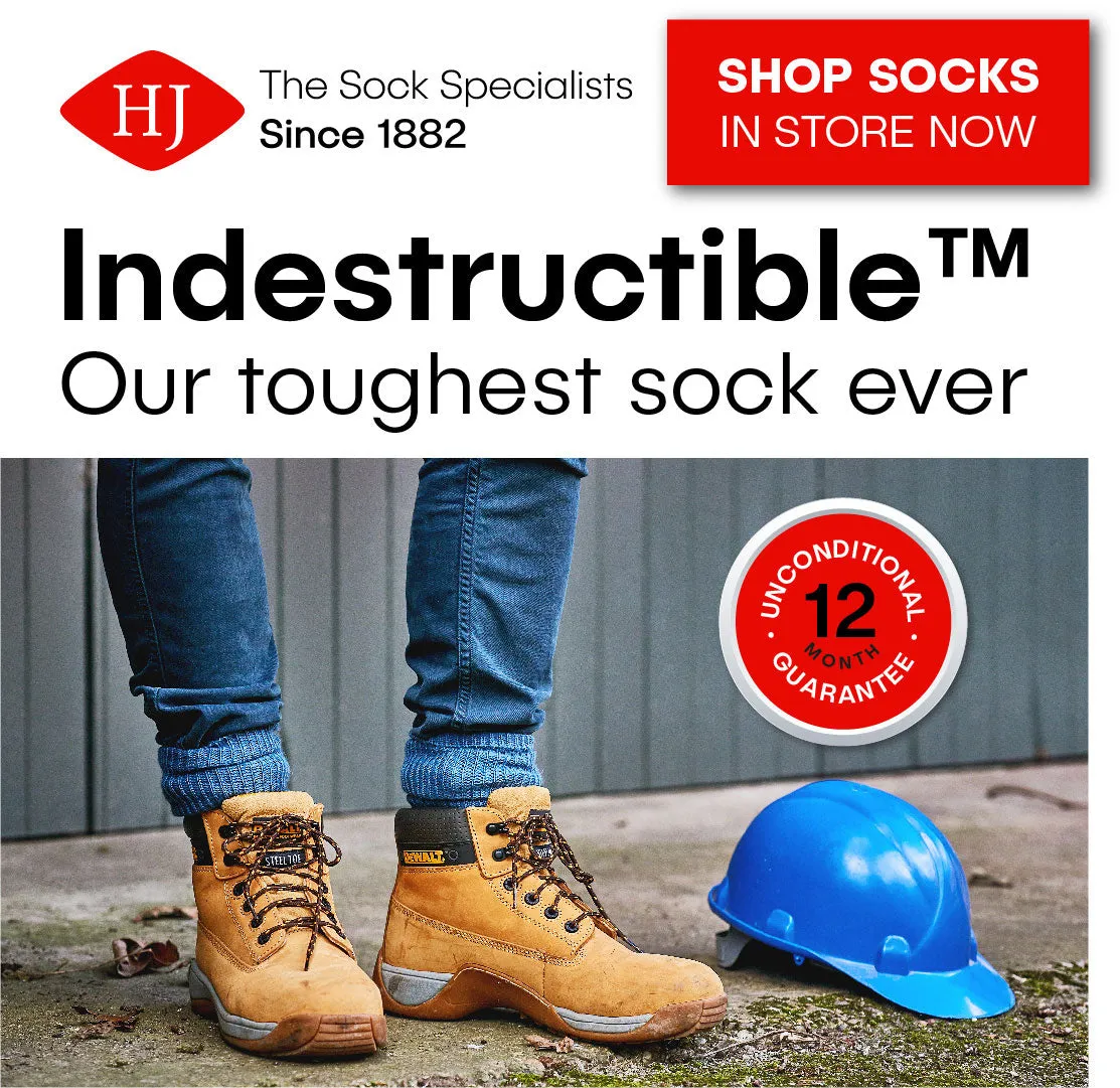 HJ Indestructible Cushion Sole Sock