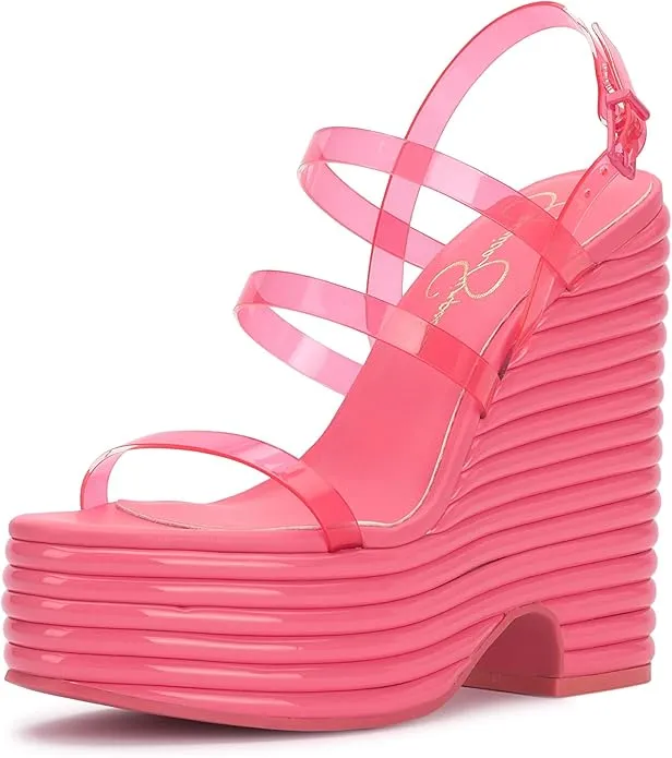 Jessica Simpson Cholena Women's Wedge Platform Strappy Sandals