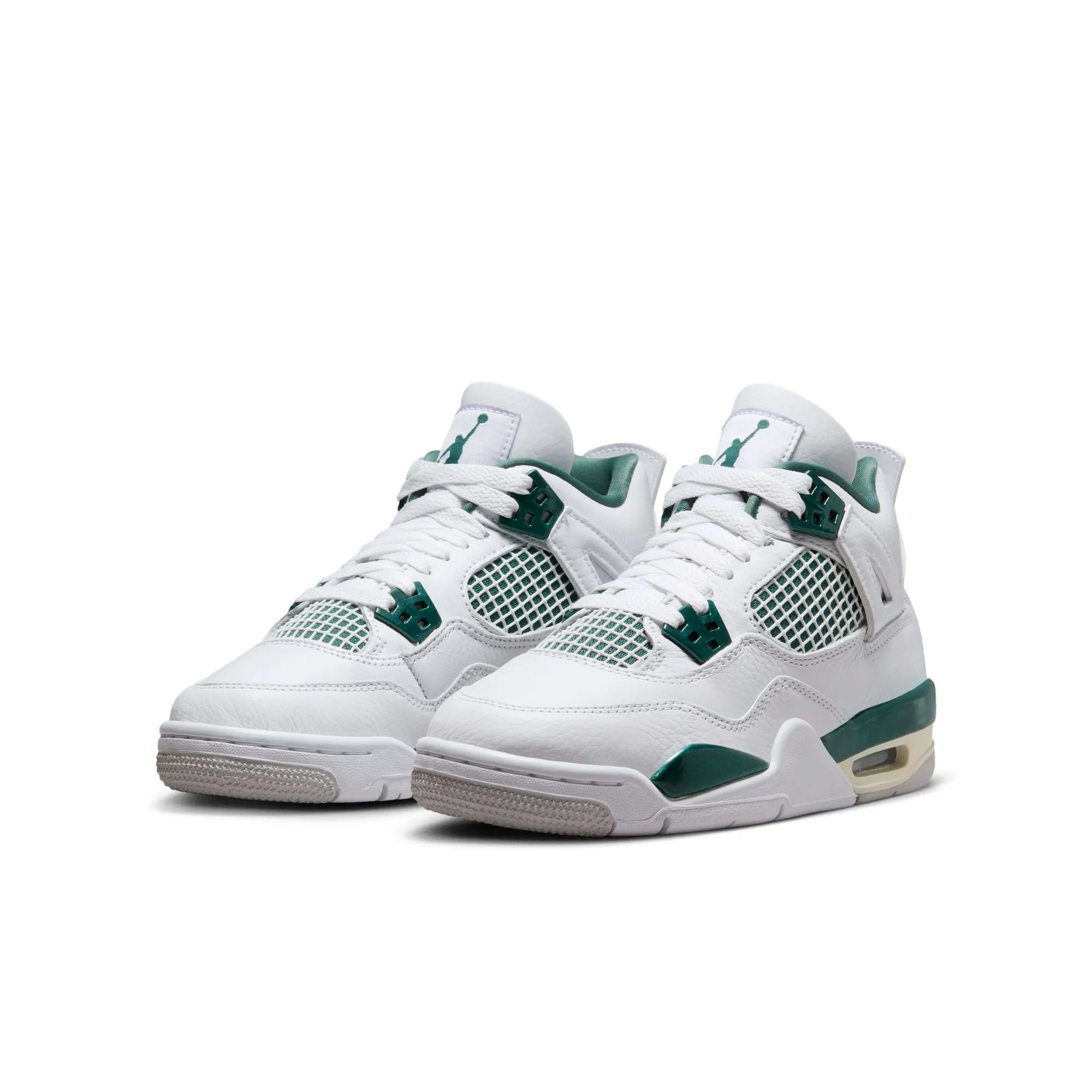 Jordan - Boy - GS Retro 4 - White/Oxidized Green/Neutral Grey