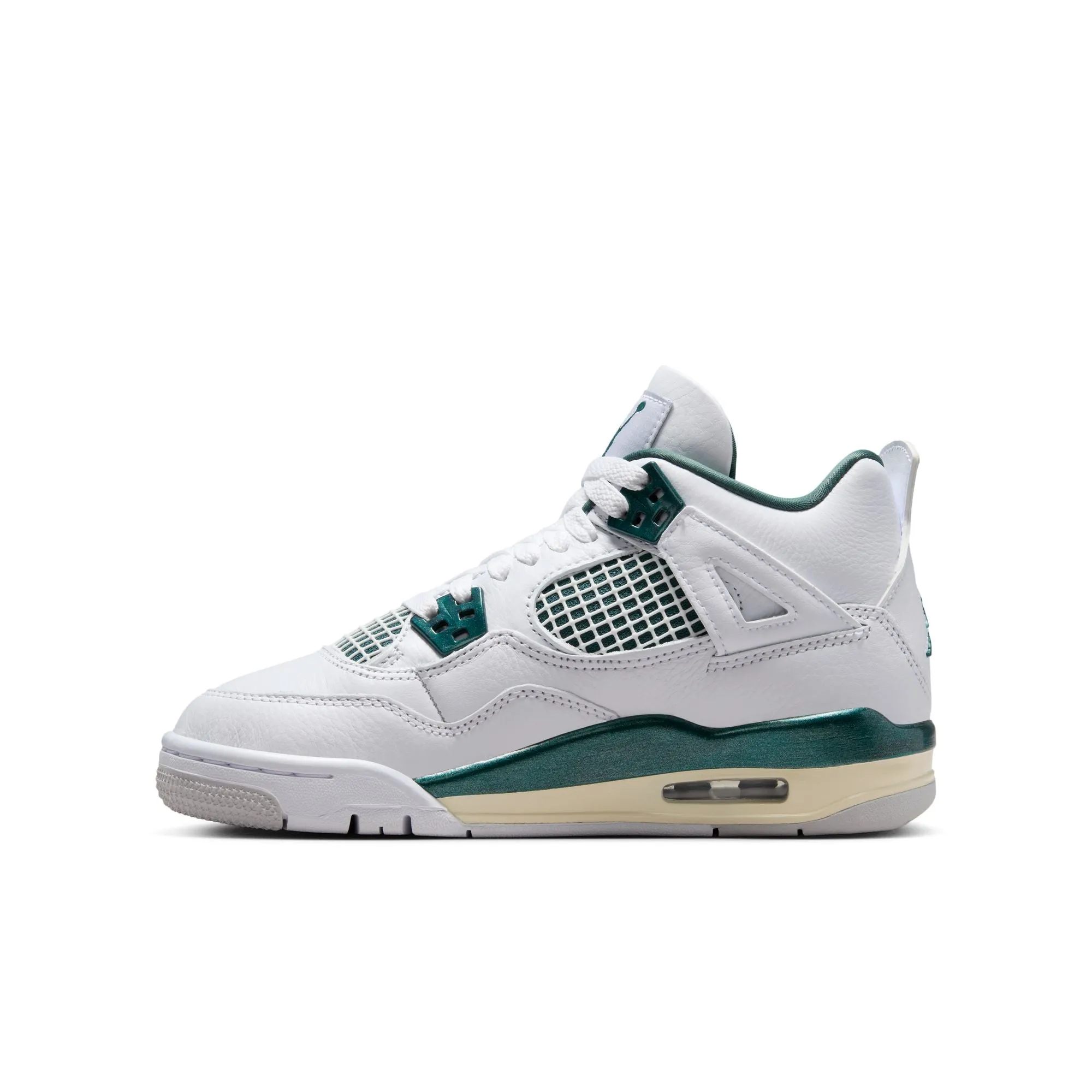 Jordan - Boy - GS Retro 4 - White/Oxidized Green/Neutral Grey