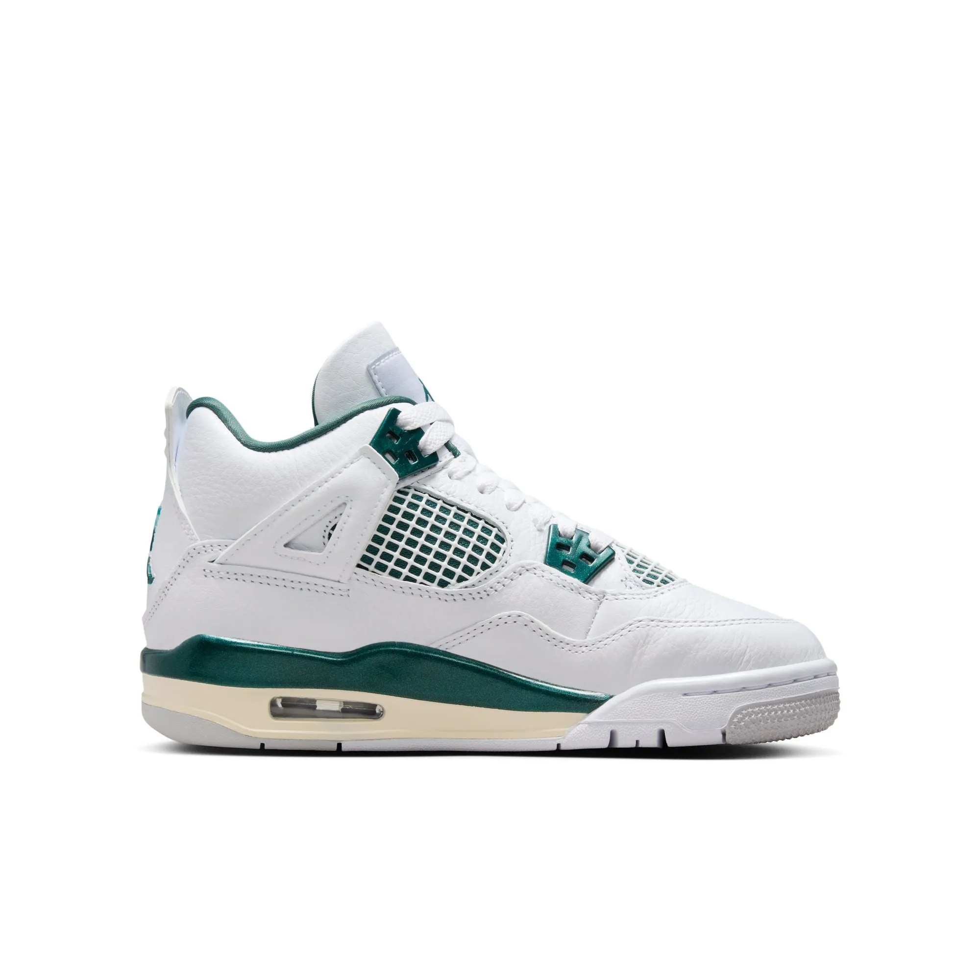 Jordan - Boy - GS Retro 4 - White/Oxidized Green/Neutral Grey