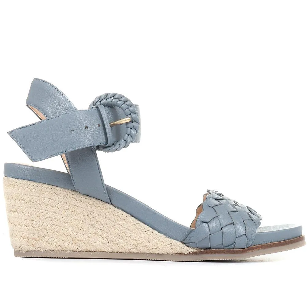 Luana Leather Wedge Sandals - LUANA / 321 575