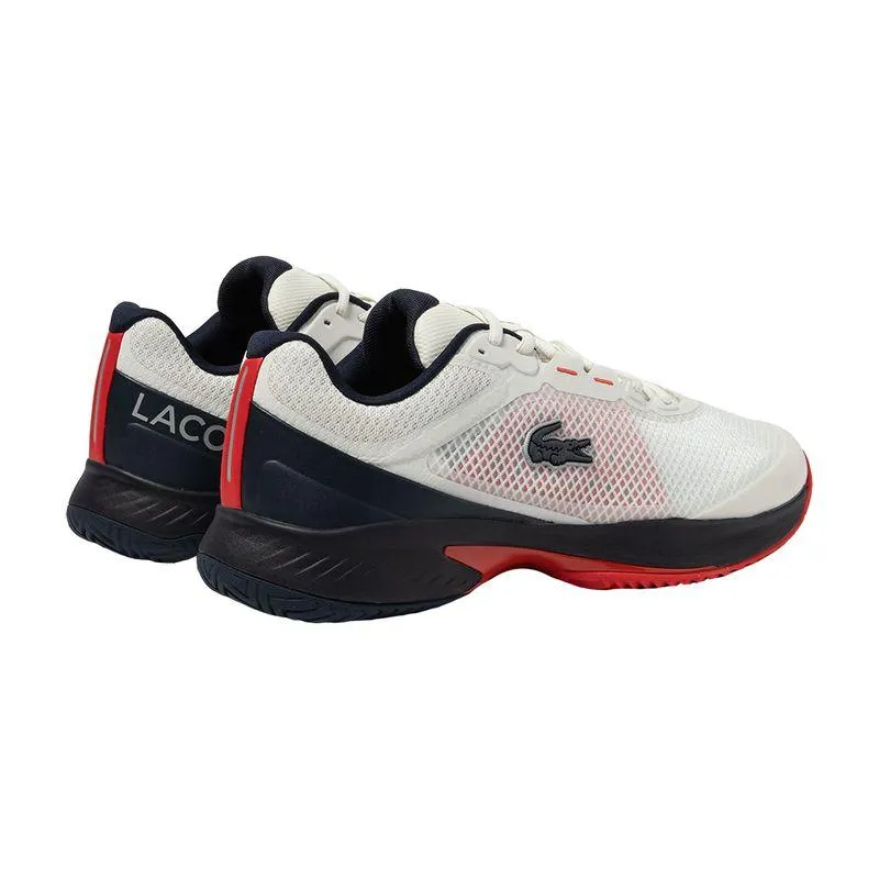 Men's Tech Point Tennis Shoes Off White and Navy Blue