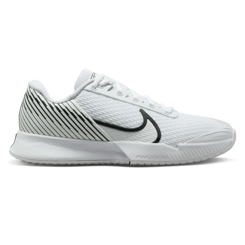 Nike Court Air Zoom Vapor Pro 2 Women Hard Court Tennis Shoes - White/Black-Pure Platinum