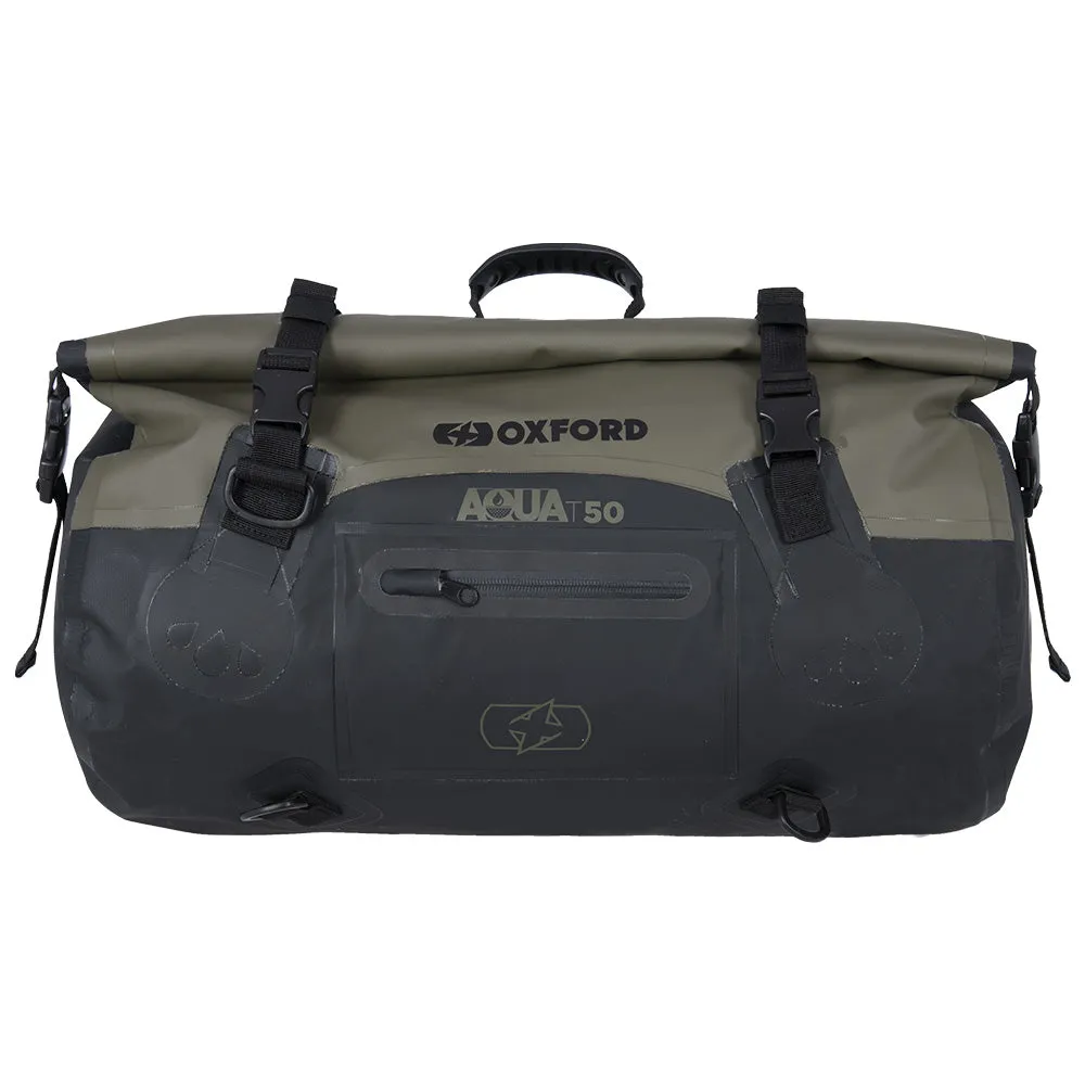 Oxford AQUA T 50 Roll Bag Khaki Black