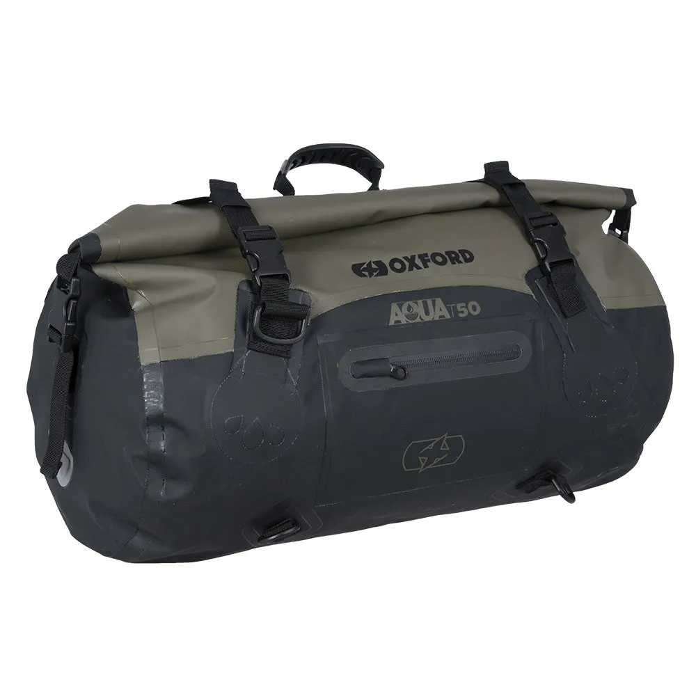 Oxford AQUA T 50 Roll Bag Khaki Black