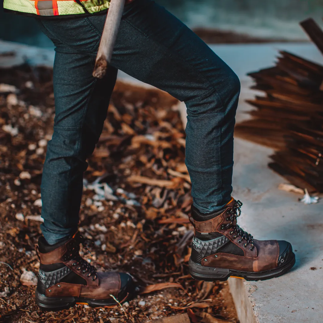 Pallet Jack 8” Insulated Composite Toe Waterproof Work Boot – Brown