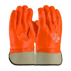 ProCoat 58-7305 Insulated Waterproof Premium PVC Dipped with Interlock/Jersey Liner and Smooth Finish Safety Glove(One Dozen)