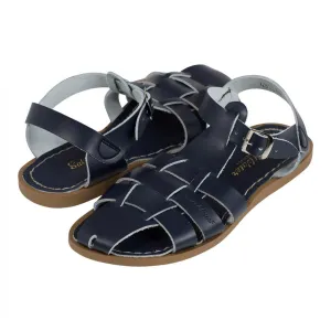 Saltwater Shark Sandals - Navy - Adult