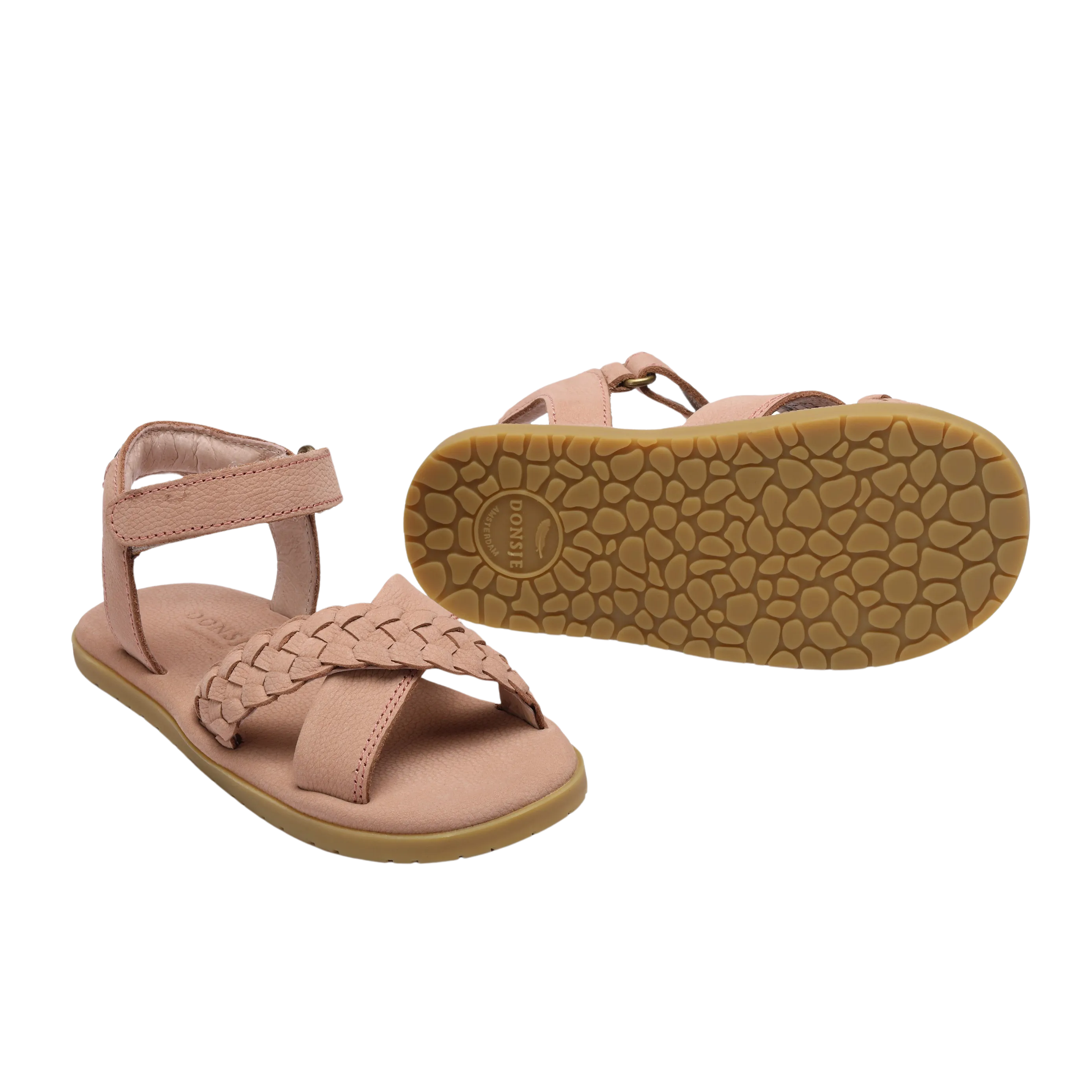 Sprai Sandals | Coral Betting Leather